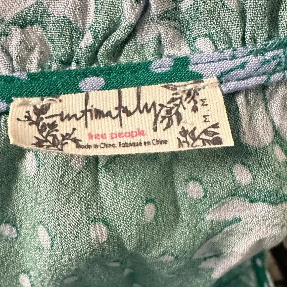 Intimately by Free People floral printed body suit size Medium - Picture 3 of 3